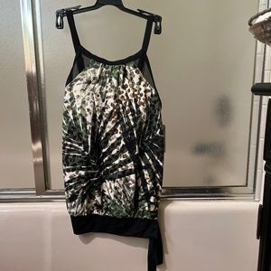 NWT Shape Solver Tankini Swimsuit Top.  Size 12.